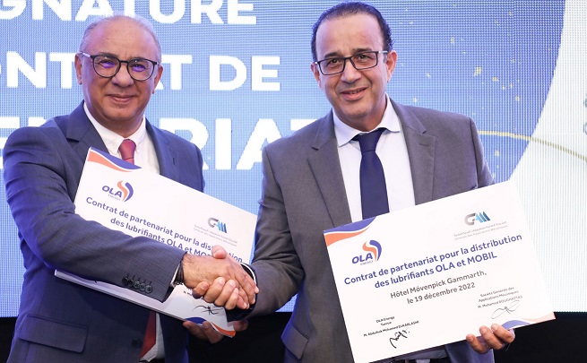 شركتي ''أولى إنرجي تونس'' و GAM Tunisie  توقّعان عقد شراكة لتوزيع زيوت التّشحيم